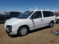 Ford Windstar salvage cars for sale: 1998 Ford Windstar