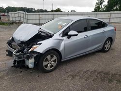 Chevrolet salvage cars for sale: 2017 Chevrolet Cruze LS