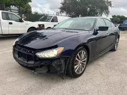 Maserati salvage cars for sale: 2015 Maserati Ghibli