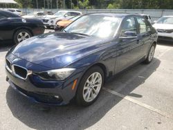 Salvage cars for sale at Savannah, GA auction: 2016 BMW 320 I