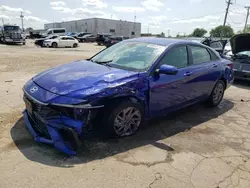 Salvage cars for sale at Chicago Heights, IL auction: 2024 Hyundai Elantra SEL