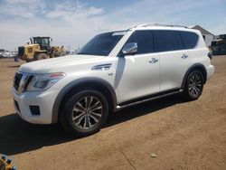 Salvage cars for sale at Brighton, CO auction: 2017 Nissan Armada SV