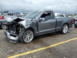 Salvage cars for sale at Woodhaven, MI auction: 2022 Ford F150