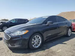 Salvage cars for sale at Colton, CA auction: 2019 Ford Fusion SE