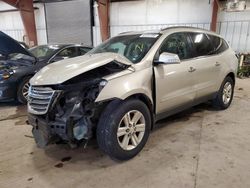 Salvage cars for sale at Lansing, MI auction: 2013 Chevrolet Traverse LT