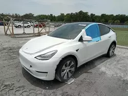 Salvage cars for sale at Apopka, FL auction: 2021 Tesla Model Y