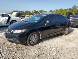 Salvage cars for sale at Houston, TX auction: 2013 Honda Civic LX