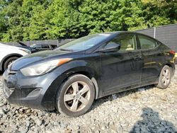 Salvage cars for sale at Waldorf, MD auction: 2013 Hyundai Elantra GLS