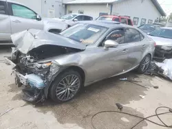 Salvage cars for sale at Pekin, IL auction: 2016 Lexus IS 300