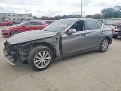 Salvage cars for sale at Wilmer, TX auction: 2016 Infiniti Q50 Premium