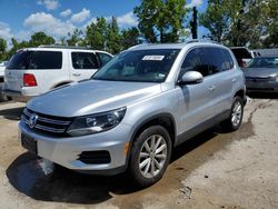 Volkswagen salvage cars for sale: 2017 Volkswagen Tiguan Wolfsburg