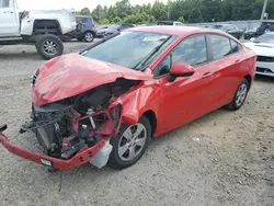 Chevrolet salvage cars for sale: 2018 Chevrolet Cruze LS