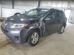 Salvage cars for sale at Des Moines, IA auction: 2015 Toyota Rav4 LE