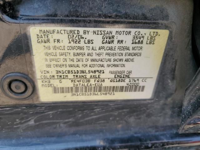 2006 Nissan Sentra 1.8