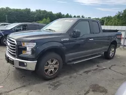 Salvage trucks for sale at Exeter, RI auction: 2015 Ford F150 Super Cab