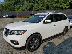 Salvage cars for sale at Waldorf, MD auction: 2017 Nissan Pathfinder S