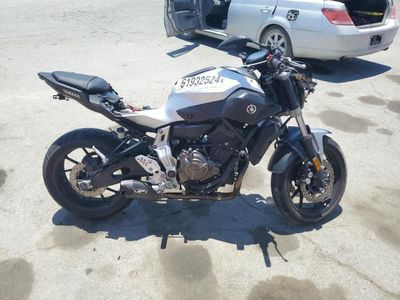 Salvage cars for sale from Copart San Diego, CA: 2017 Yamaha FZ07