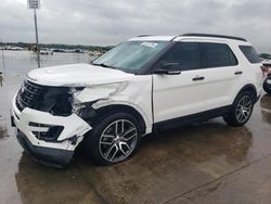 Ford Explorer salvage cars for sale: 2017 Ford Explorer Sport