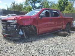 Salvage cars for sale at Waldorf, MD auction: 2020 Chevrolet Silverado K1500 LT Trail Boss