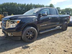 Salvage cars for sale at North Billerica, MA auction: 2017 Nissan Titan XD SL