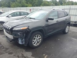 Salvage cars for sale at Assonet, MA auction: 2018 Jeep Cherokee Latitude Plus