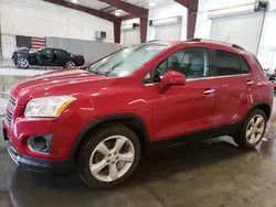 Chevrolet Vehiculos salvage en venta: 2015 Chevrolet Trax LTZ