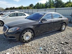 Salvage cars for sale at Memphis, TN auction: 2016 Mercedes-Benz S 550
