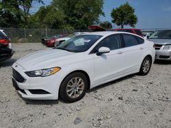 Salvage cars for sale at Cicero, IN auction: 2017 Ford Fusion S