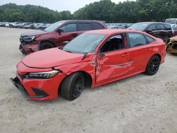 Salvage cars for sale at North Billerica, MA auction: 2024 Honda Civic Sport