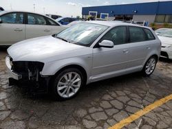 Salvage cars for sale at Woodhaven, MI auction: 2012 Audi A3 Premium