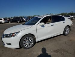 Salvage cars for sale at Fresno, CA auction: 2013 Honda Accord EXL