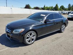 Mercedes-Benz salvage cars for sale: 2018 Mercedes-Benz C 300 4matic