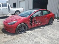 Salvage cars for sale at Jacksonville, FL auction: 2022 Tesla Model 3