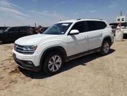 Volkswagen salvage cars for sale: 2019 Volkswagen Atlas SE