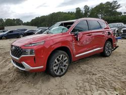 Vehiculos salvage en venta de Copart Seaford, DE: 2022 Hyundai Santa FE Calligraphy