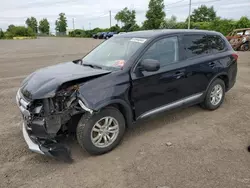 Mitsubishi salvage cars for sale: 2017 Mitsubishi Outlander ES