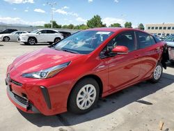 Toyota Prius salvage cars for sale: 2020 Toyota Prius L