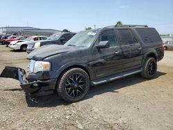 Salvage cars for sale at San Diego, CA auction: 2014 Ford Expedition EL XLT