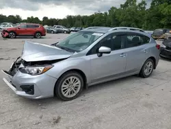 Subaru salvage cars for sale: 2018 Subaru Impreza Premium Plus