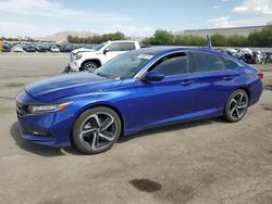 Salvage cars for sale at Las Vegas, NV auction: 2020 Honda Accord Sport