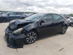 Salvage cars for sale at Grand Prairie, TX auction: 2017 Toyota Corolla L