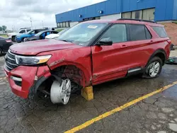 Ford Explorer xlt salvage cars for sale: 2021 Ford Explorer XLT