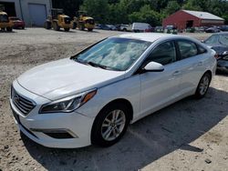 Salvage cars for sale at Mendon, MA auction: 2015 Hyundai Sonata SE