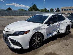 Salvage cars for sale at Littleton, CO auction: 2021 Toyota Camry SE