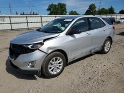 Salvage cars for sale at Lansing, MI auction: 2019 Chevrolet Equinox LS