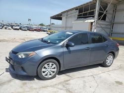 Salvage cars for sale from Copart Corpus Christi, TX: 2016 Toyota Corolla L