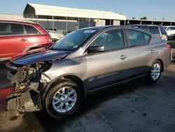 Salvage cars for sale at Fresno, CA auction: 2017 Nissan Versa S