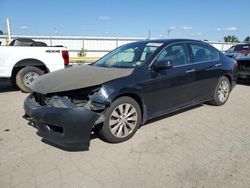 Salvage cars for sale at Dyer, IN auction: 2015 Honda Accord EXL