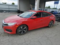 Salvage cars for sale at Fort Wayne, IN auction: 2018 Honda Civic Touring