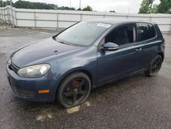 Salvage cars for sale at Dunn, NC auction: 2012 Volkswagen Golf